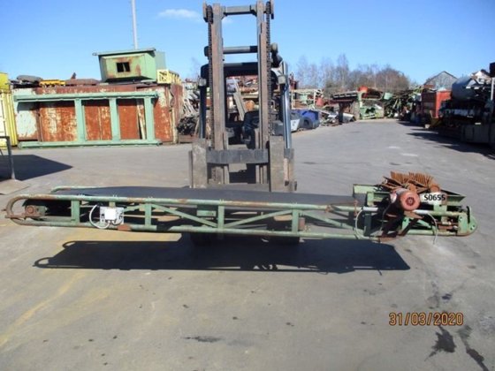 ベルトコンボヤ、サンドアレーター付き 3,56m×0,5m