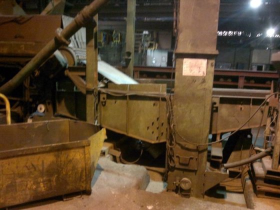 Drahtgurtstrahlanlage RUMP, Nutzbreite 1000 mm