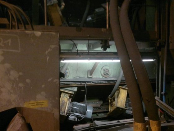 Drahtgurtstrahlanlage RUMP, Nutzbreite 1000 mm