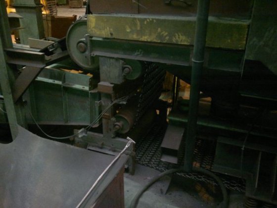 Drahtgurtstrahlanlage RUMP, Nutzbreite 1000 mm