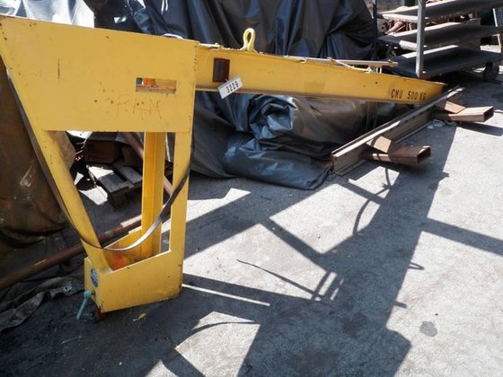 柱式回转起重机 500 千克，DEF，360 度