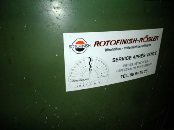 振动抛光机，直径 1590 毫米，PARKER / RÖSSLER