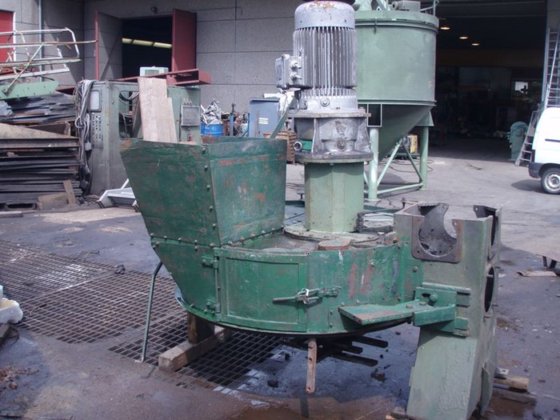 1980 グリーンサンドミキサー EIRICH EBG4、タービン付き