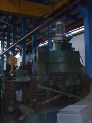 1980 グリーンサンドミキサー EIRICH EBG4、タービン付き