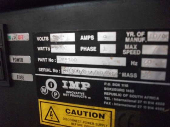 安装压力机 METPREP