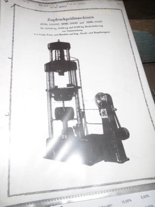 Tensing testing machine 5 -