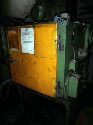 带橡胶带和粉尘过滤器的滚带式抛丸器，OMSG