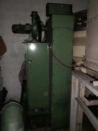 带橡胶带和粉尘过滤器的滚带式抛丸器，OMSG