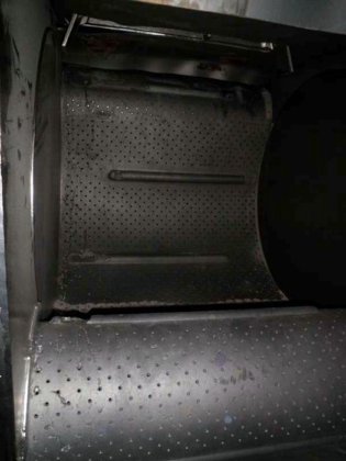 带橡胶带和粉尘过滤器的滚带式抛丸器，OMSG