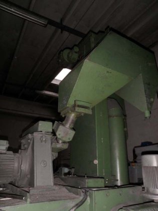 带橡胶带和粉尘过滤器的滚带式抛丸器，OMSG