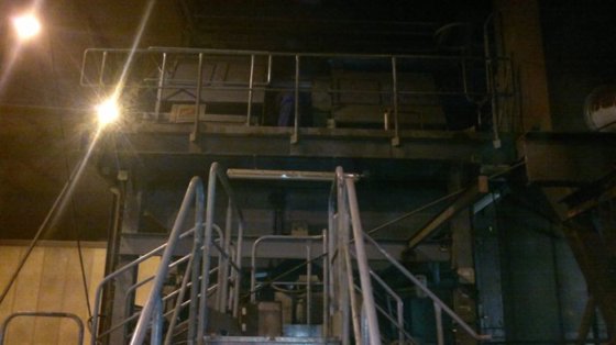 1999 Continuous tumble belt shotblast