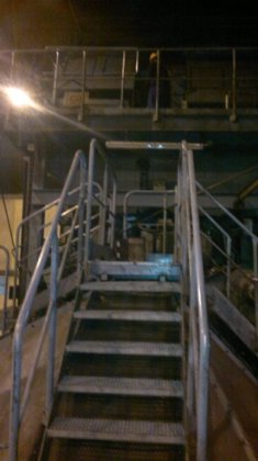 1999 Continuous tumble belt shotblast