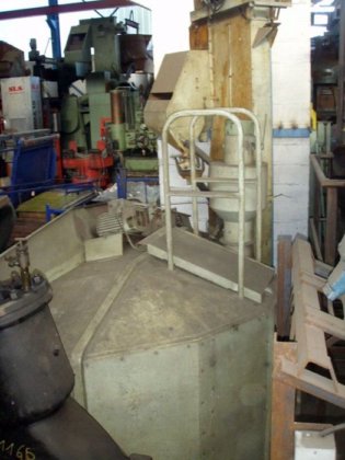 Drehtischstrahlanlage SISSON-LEHMANN, Ø 1800 mm