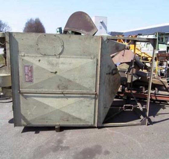 Rotary table shot blast plant