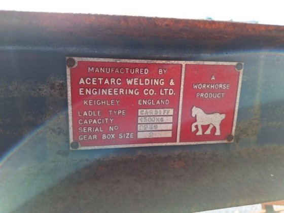 注湯ドラム ACETARC CARDIFF 1,5 t