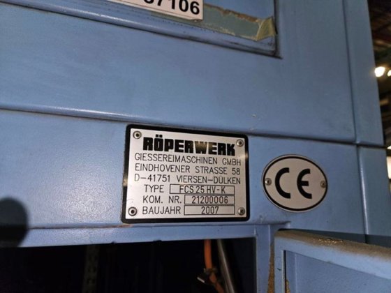 2008年射芯机 RÖPER FCS 25 HV-K