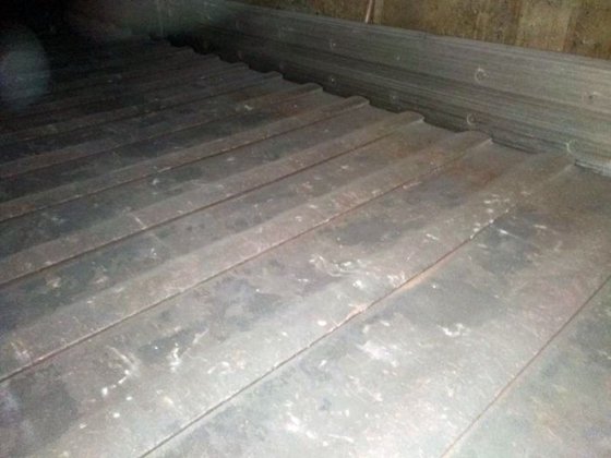 2004 スラットコンベヤ、長さ±60m、幅1400mm