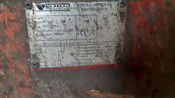 成形ボックスのリターナー VETTER 6t