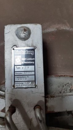 1990 倾斜式坩埚炉 HINDENLANG，铝，炯加热，800 千克