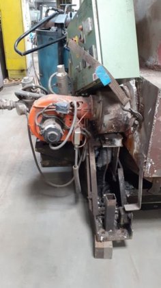 1990 傾斜るつぼ炉 ヒンデンラング、アルミニウム、ガス加熱、800 kg