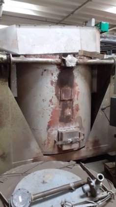 1990 傾斜るつぼ炉 ヒンデンラング、アルミニウム、ガス加熱、800 kg