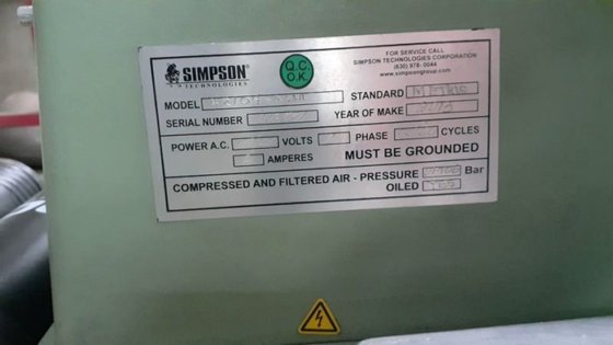 砂強度試験機 SIMPSON