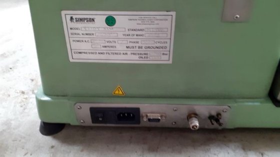 砂強度試験機 SIMPSON