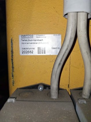 2007 アーム2本付き旋回式コラムクレーン (125) ABUS