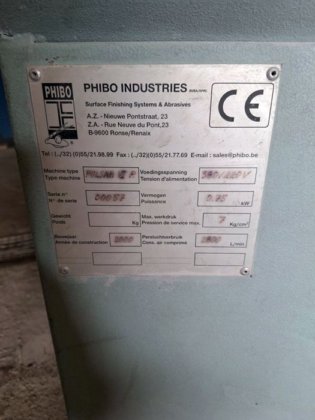手動サンドブラストユニット PHIBO INDUSTRIES