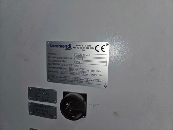 2018 罗拉门迪核心砂搅拌站 6t/h