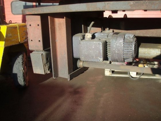 移動式電動ターンテーブル、Ø ± 1500 mm、± 10