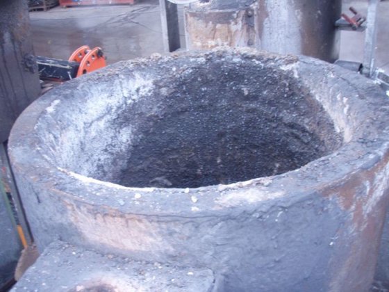 処理レードル±3t、IAS、ティーポット注ぎ口付き