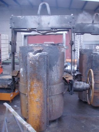 処理レードル±3t、IAS、ティーポット注ぎ口付き