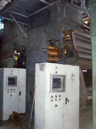 Raupenbandstrahlanlage GEORG-FISCHER WST14