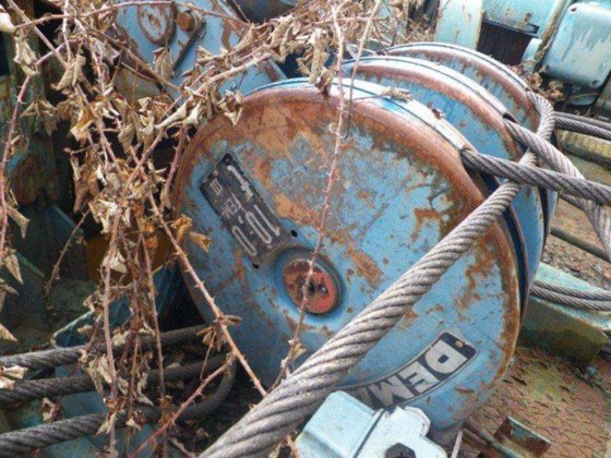 起重机桥架 25 +10 吨 DEMAG，18550