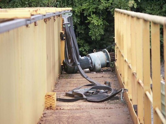 起重机桥架 25 +10 吨 DEMAG，18550