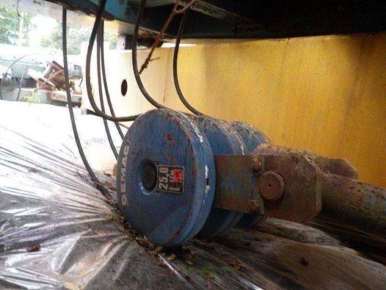 起重机桥架 25 +10 吨 DEMAG，18550