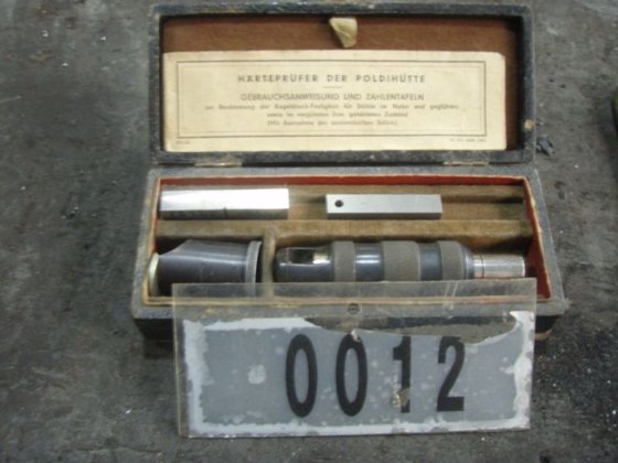 POLDI 手动球形硬度计，木盒包装