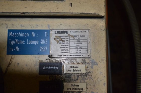 コアシューターLAEMPE L40、ショット容量40 l