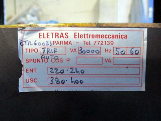 Eletras 30KVA 自动变压器
