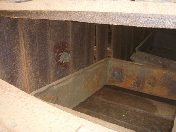 钢制烧瓶，完好无损，920 毫米 x 665 毫米