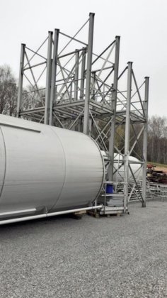 三层砂仓 2 x ±35 立方米；1