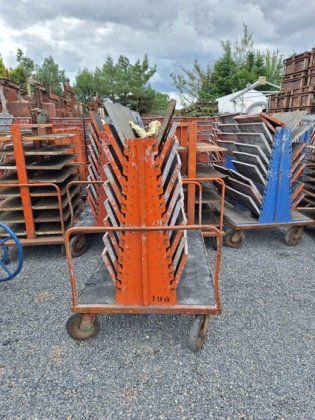 岩心运输车，带 36 个托盘，680 毫米 x