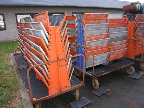 岩心运输车，带 36 个托盘，680 毫米 x