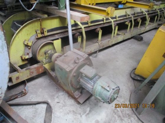 橡胶带输送机 7600mm x 650mm