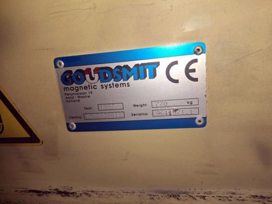 永久磁石オーバーバンド GOUDSMIT 幅735mm