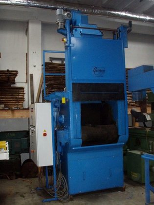 Raupenbandstrahlanlage, generalüberholt, 7,5 kW, Gummi