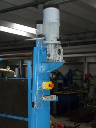 Raupenbandstrahlanlage, generalüberholt, 7,5 kW, Gummi
