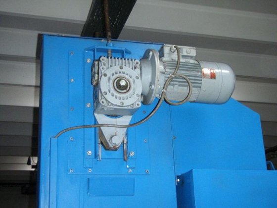 Raupenbandstrahlanlage, generalüberholt, 7,5 kW, Gummi