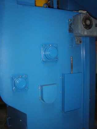 Raupenbandstrahlanlage, generalüberholt, 7,5 kW, Gummi